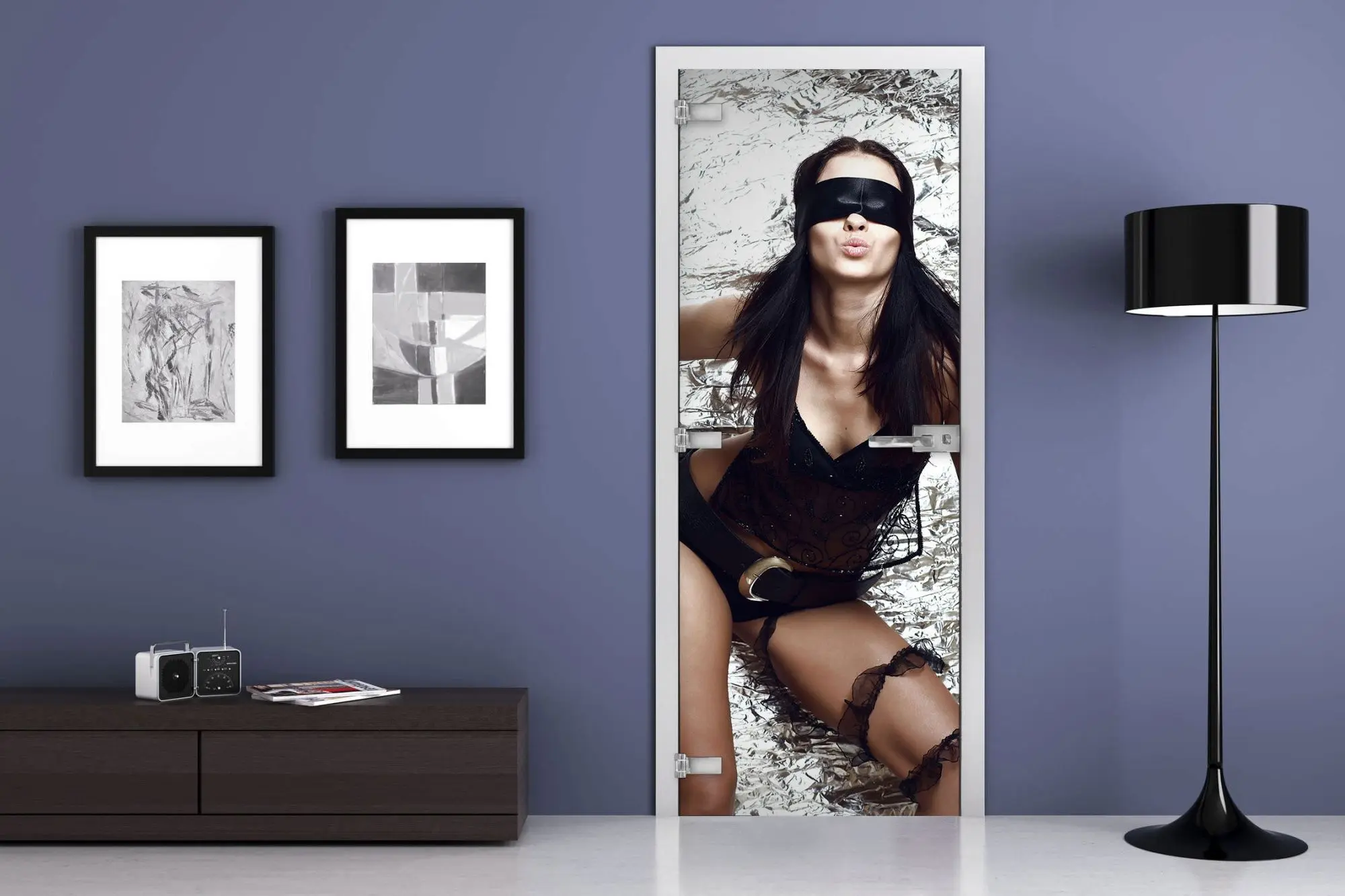 Дверь стеклянная MG-Woman 17