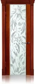 Межкомнатная дверь Палермо 3 "Астра", шпон: тон3 Коричневый