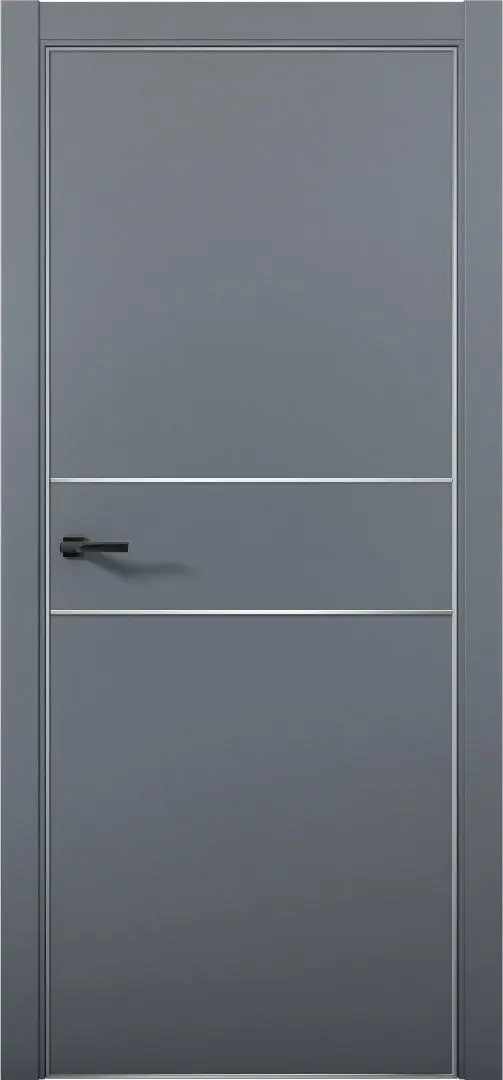 Межкомнатная дверь Pd 3 Палладий AL Антрацит Антрацит