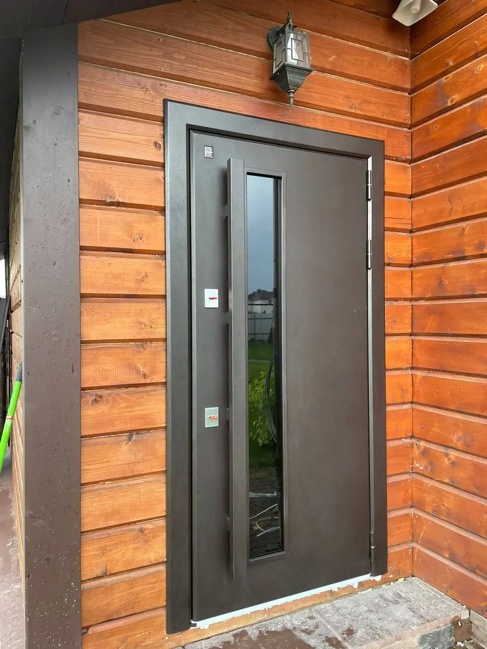 Входная дверь с терморазрывом и стеклом Sigma Ratex T4 8017