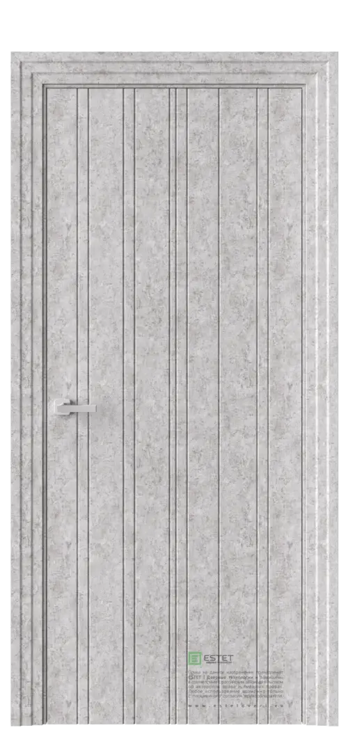 Межкомнатная дверь P13 бетон серый Бетон