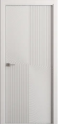 Межкомнатная дверь Каррара-13 RAL 9003 Белый