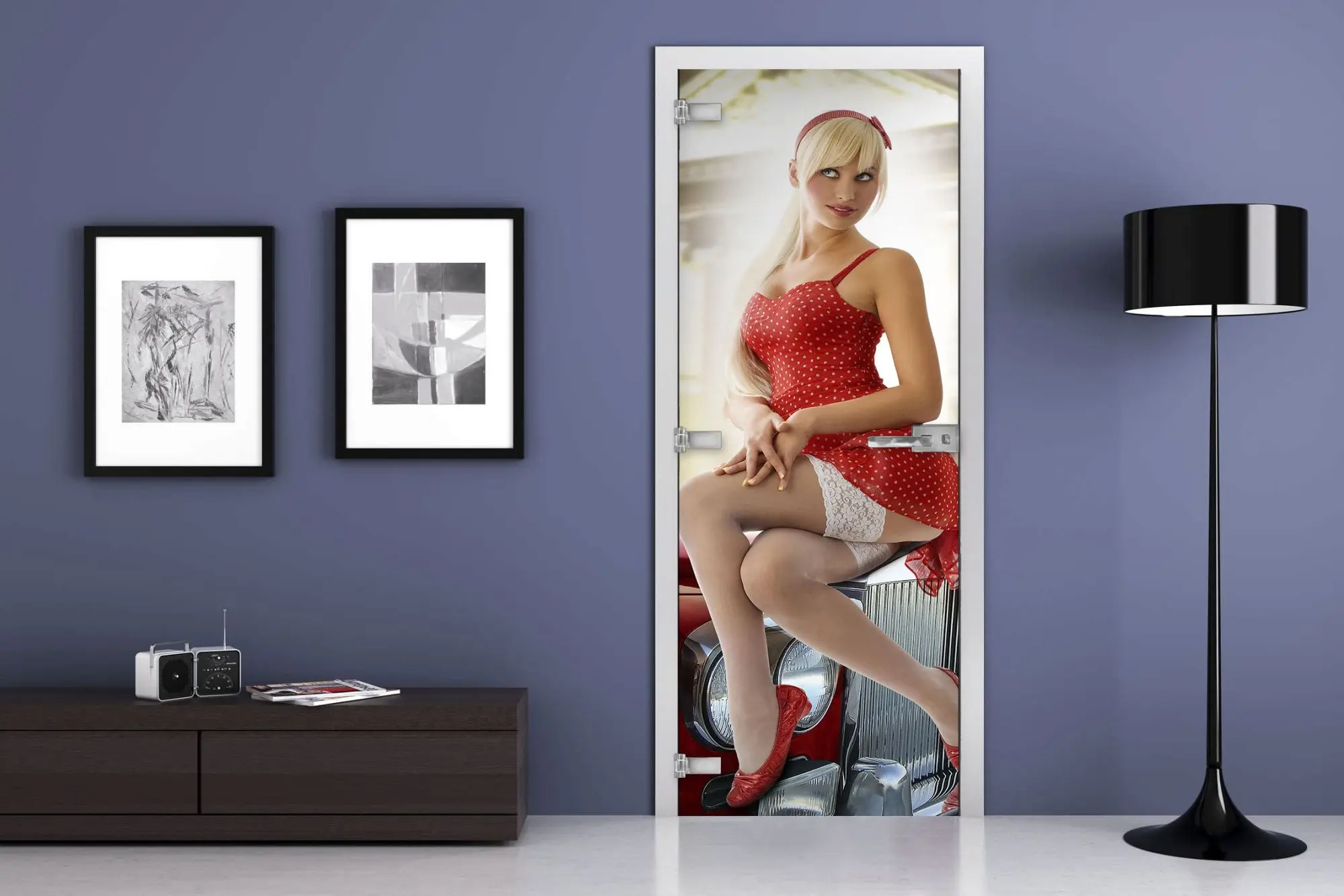 Дверь стеклянная MG-Woman 2