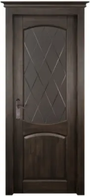 Межкомнатная дверь Барроу ПО Эйвори блек ольха