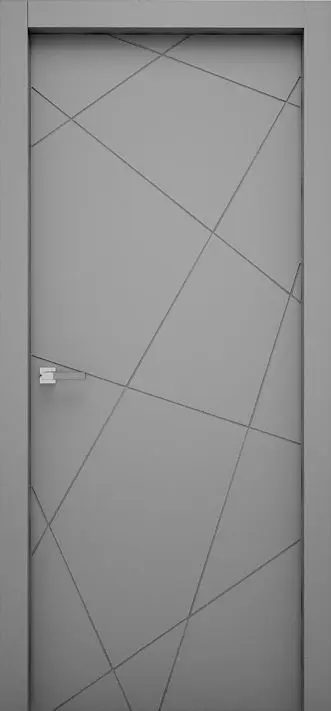 Дверь шумоизоляционная Линия 42dB эмаль RAL 7038