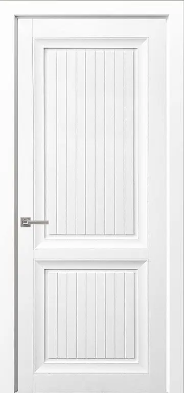 Межкомнатная дверь Uberture Байкал 512 ПГ Аляска суперматовая Белый