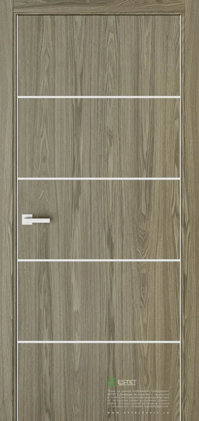 Межкомнатная дверь Урбан 8 Орех-шаде Коричневый