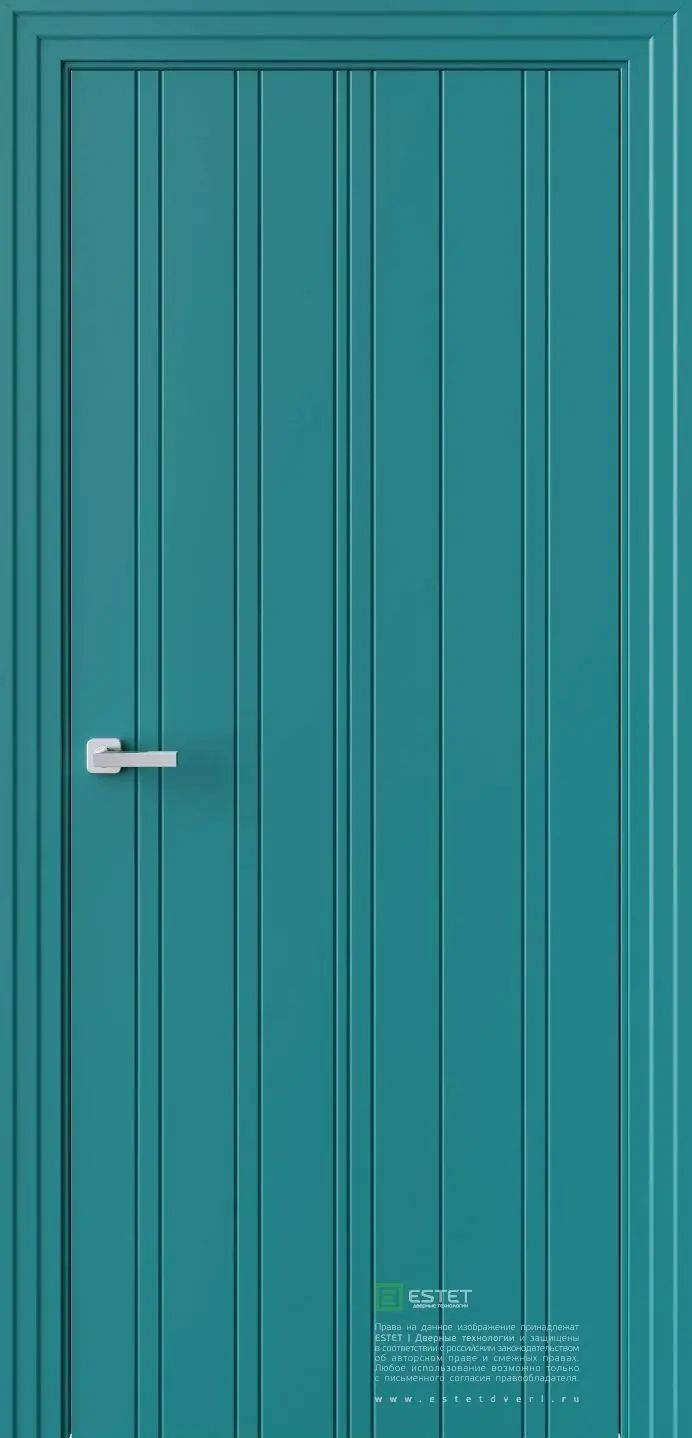 Межкомнатная дверь P13 RAL5021 Синий