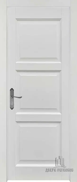 Дверь из массива ольхи Бельканто 3 эмаль белая