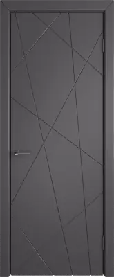 Межкомнатная дверь VFD Flitta ПГ Графит Эмаль