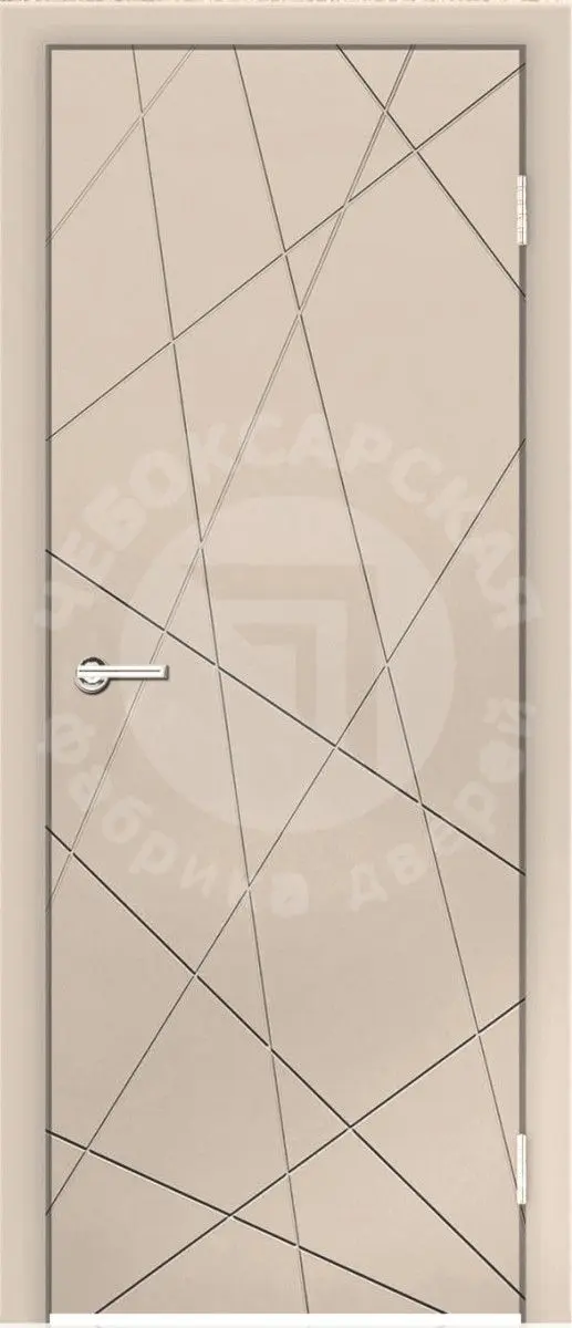 Межкомнатная дверь ЧФД LEVEL Абстракция