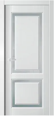 Межкомнатная дверь DG SKY ПО белый бархат Белый Сатинат белый
