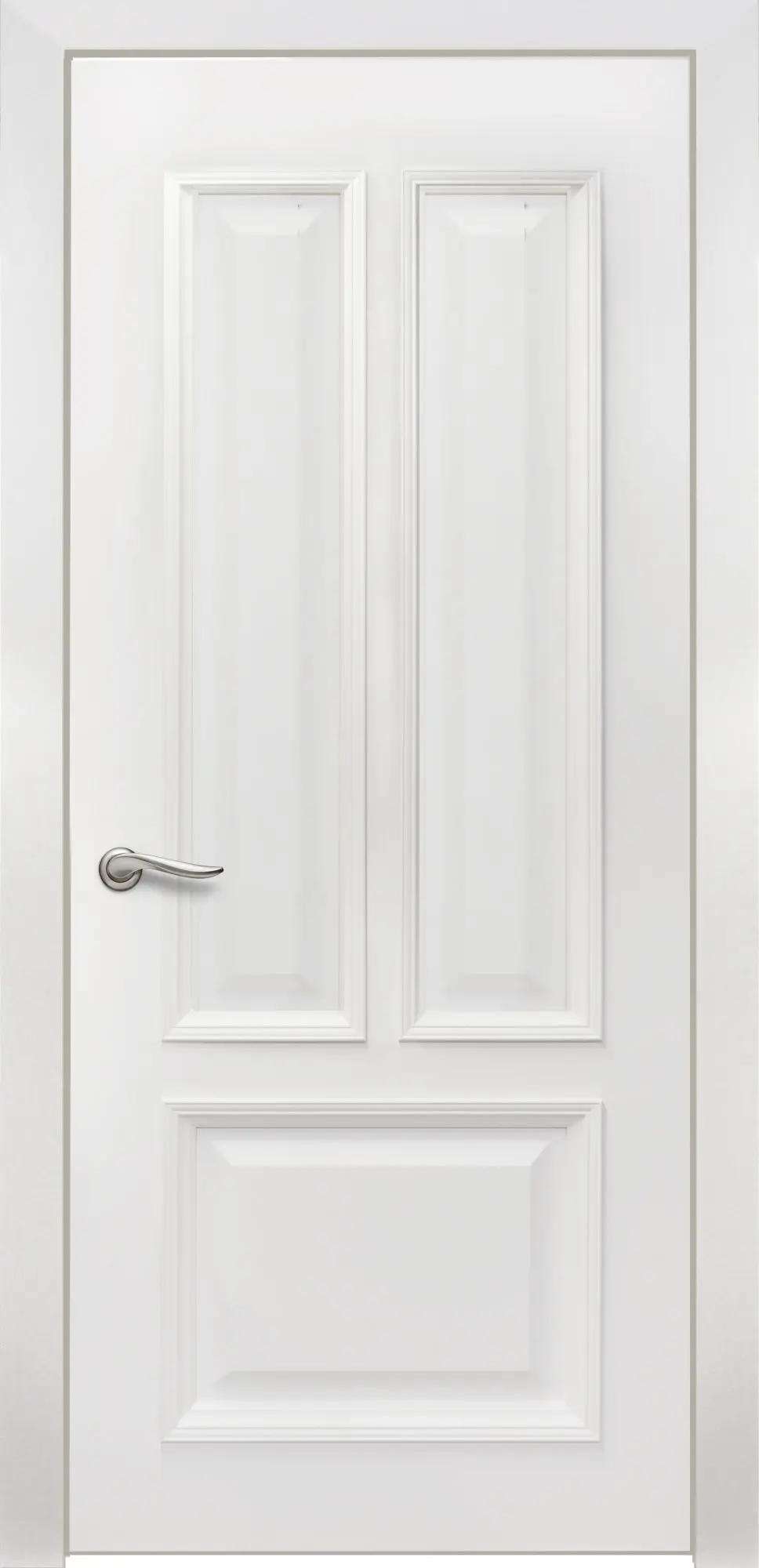 Межкомнатная дверь ЧФД Perfect 75 ПГ софт белый