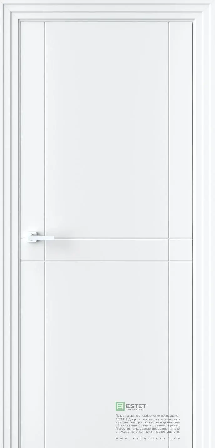 Межкомнатная дверь P21 RAL9003 Белый