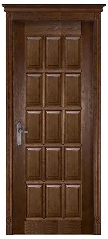 Дверь из ольхи Лондон ПГ античный орех