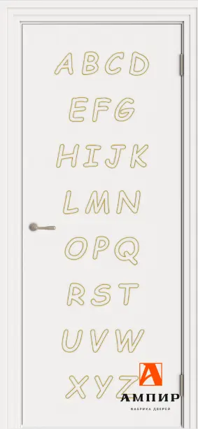 Межкомнатная дверь Ампир Пиколлино 2 для детской Белый