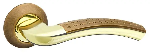 Дверная ручка раздельная FUARO INTRO RM AB/GP-7