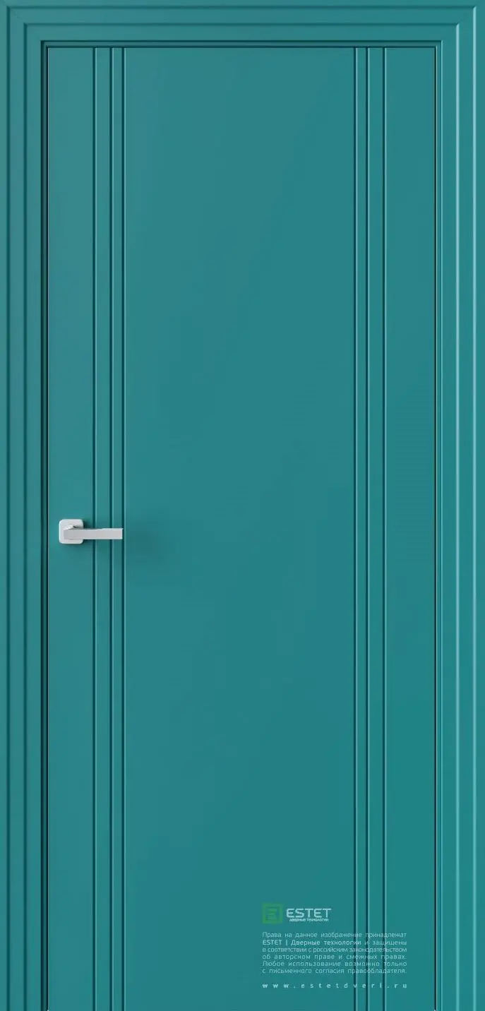 Межкомнатная дверь P14 RAL5021 Синий