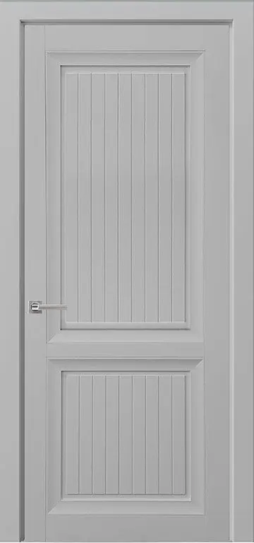 Межкомнатная дверь Uberture Байкал 512 ПГ Манхеттен Светло-серый