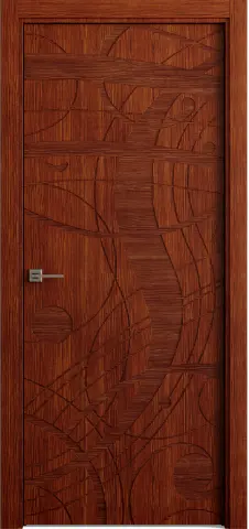 Межкомнатная дверь HT-16 Красное дерево