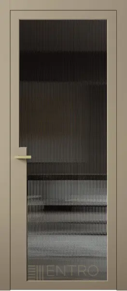 Межкомнатная дверь Entro Freedom 1 ПО Бежевый Рифленое