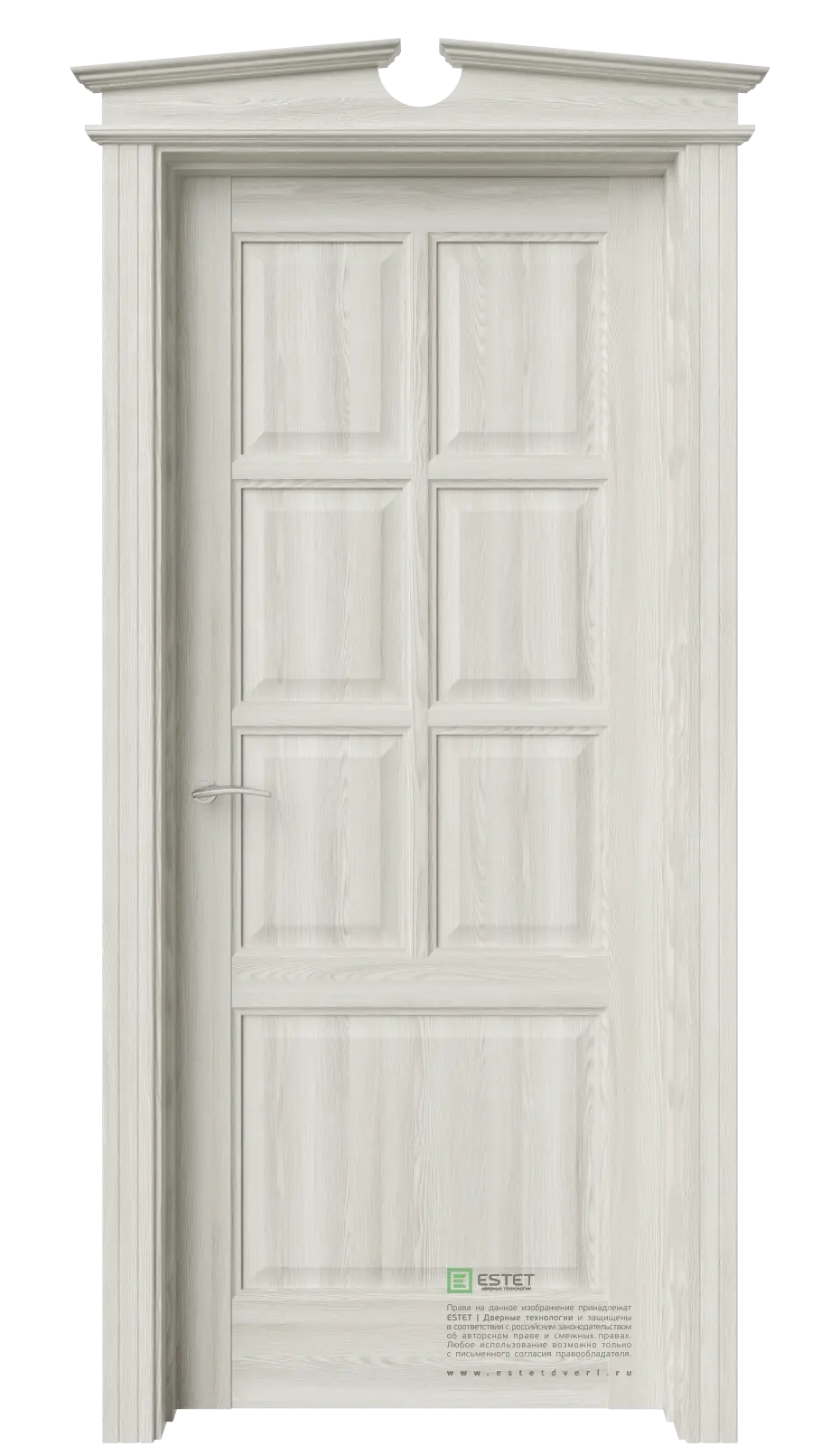 Межкомнатная дверь Соната-15 Клён-экрю Светлый