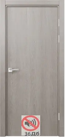 Дверь шумоизоляционная 36dB серый Серый