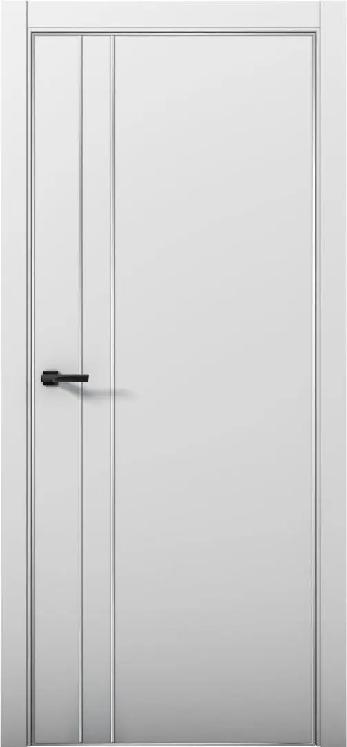 Межкомнатная дверь Pd 4 Палладий AL Манхеттен Светло-серый
