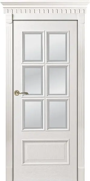 Межкомнатная дверь Мадрид ПО тон 6 белый Красное дерево