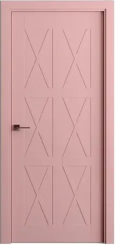 Межкомнатная дверь Color №4 RAL3015 Розовый