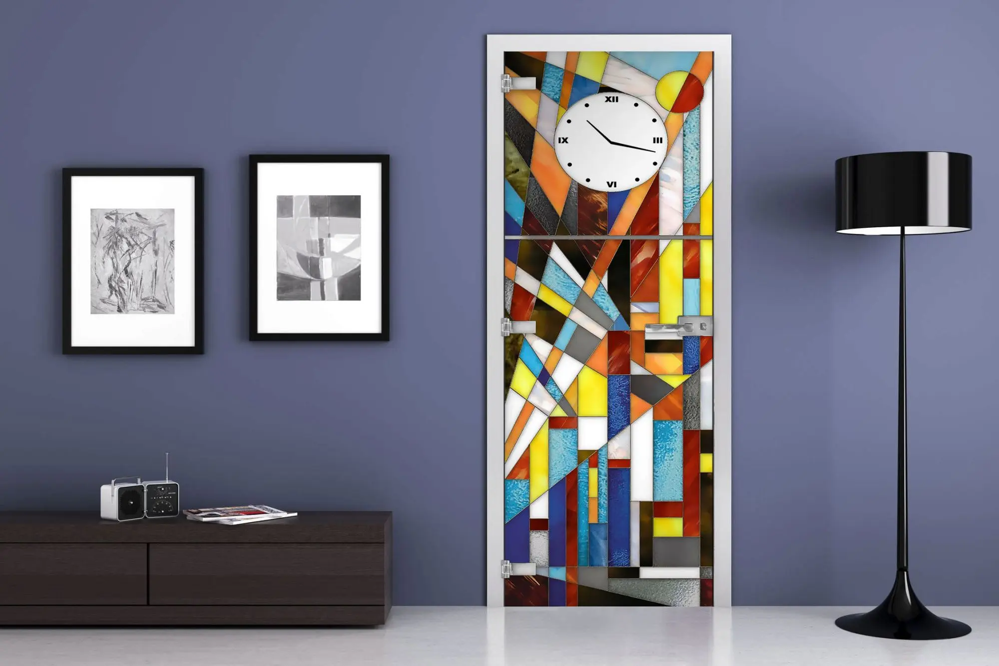 Дверь стеклянная MG-Stained glass 5