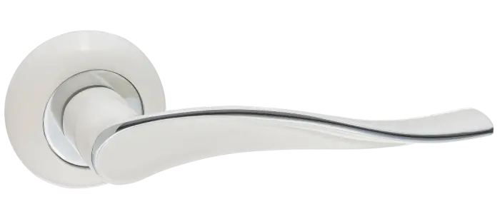 Дверная ручка раздельная RENZ DH 427-08 W-СP