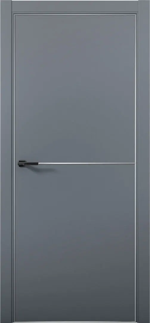 Межкомнатная дверь Pd 2 Палладий AL Антрацит Антрацит