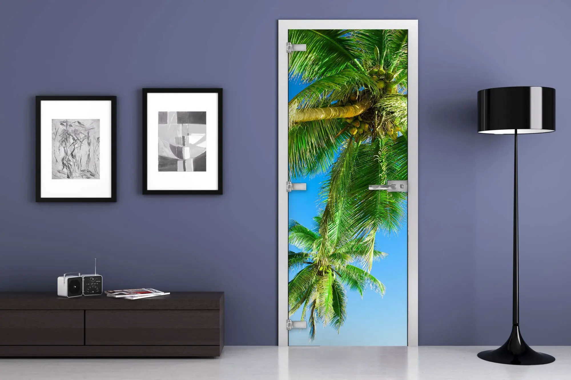 Дверь стеклянная MG-Nature 5