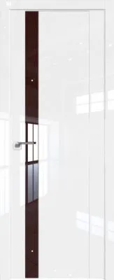 62L Белый Люкс ст.Lacobel коричневый лак