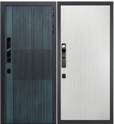 Входная дверь с электронным замком Гранит Бриони Смарт с панелью 076