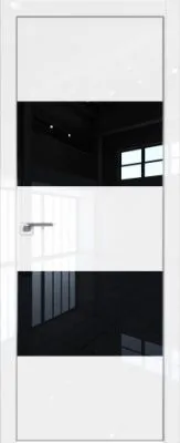 22LE АL Белый Люкс ст.Lacobel черный лак