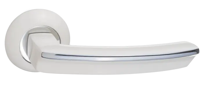 Дверная ручка раздельная RENZ DH 428-08 W-СP