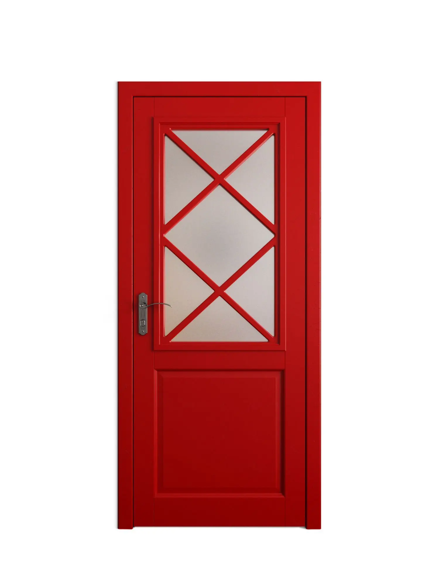 Межкомнатная дверь D-ola Сандра эмаль красная