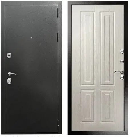 Входная дверь с терморазрывом Броня Термо серебро