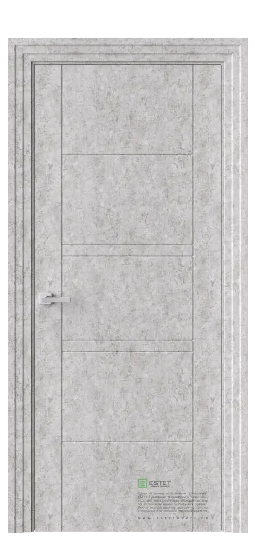 Межкомнатная дверь P10 бетон серый Бетон