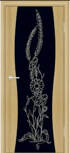 Межкомнатная дверь ЧФД TREND Сириус Полное с Рис