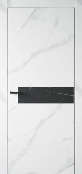 Межкомнатная дверь Entro Horizont HR-1 Мрамор бьянка