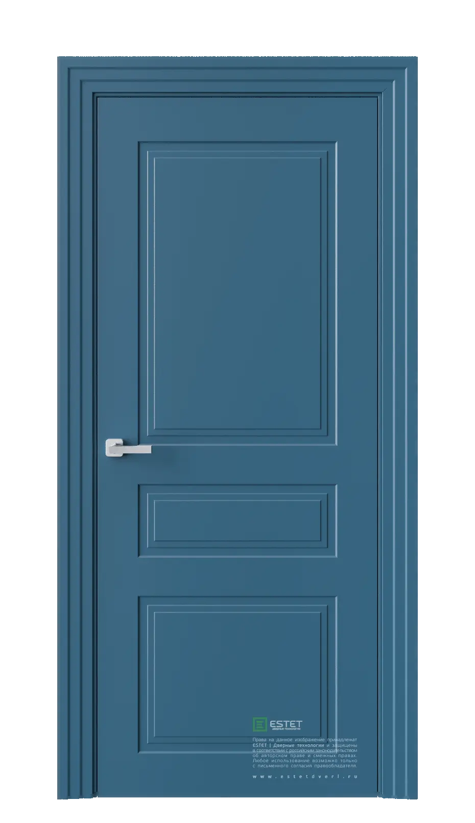 Межкомнатная дверь N11 RAL5009 Синий