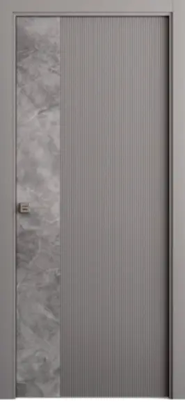 Межкомнатная дверь Каррара-1 RAL7040 Серый