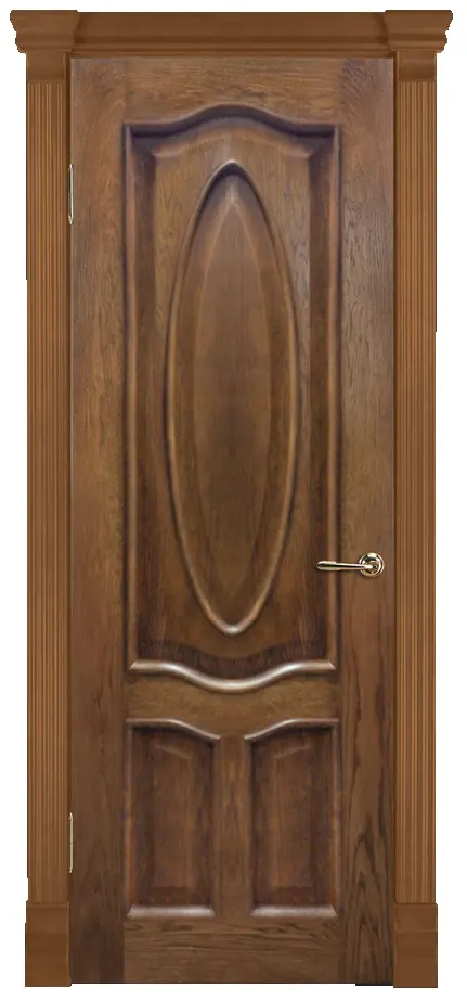 Межкомнатная дверь Барселона ПГ дуб коньяк Дуб коньяк
