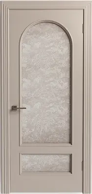 Межкомнатная дверь D-Ola КШ-2 Бежево-серый