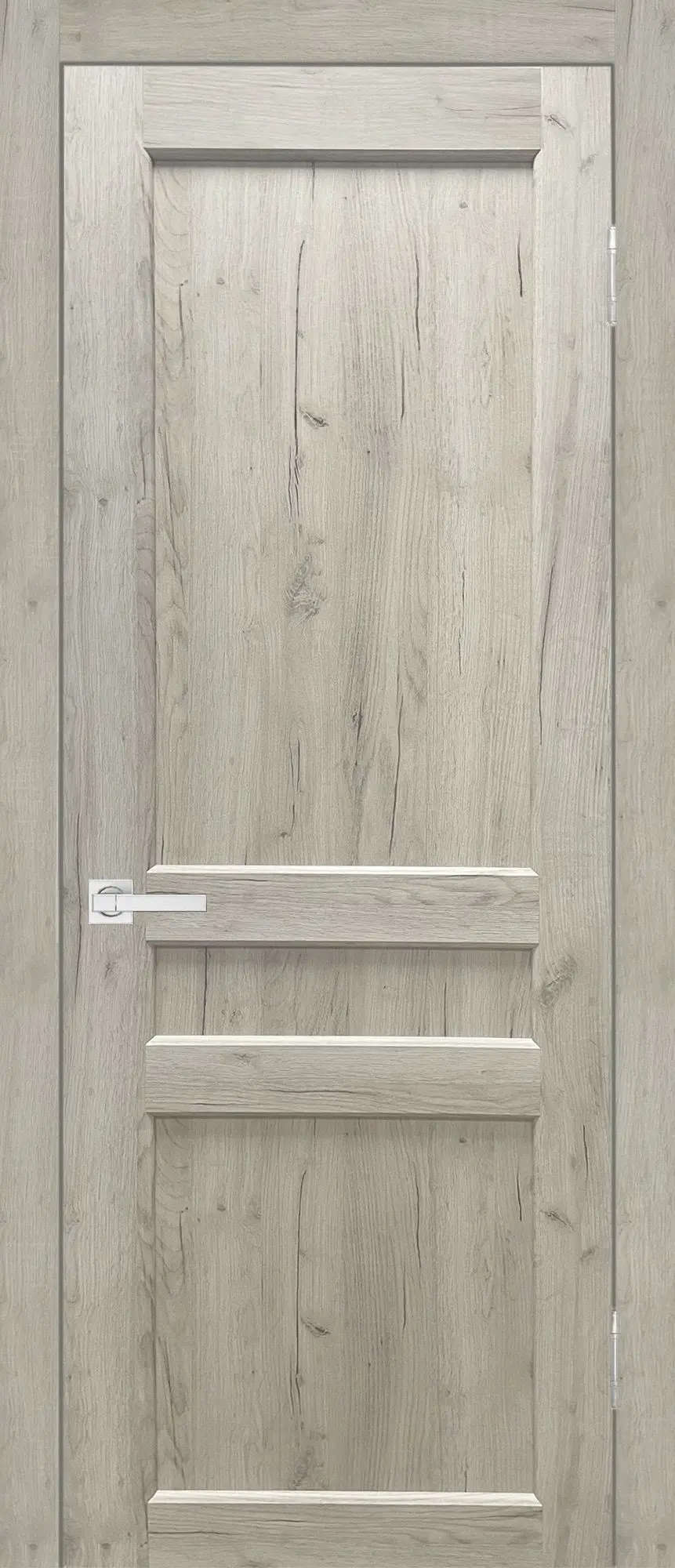 Межкомнатная дверь YD Евро 29 ПГ Классика Дуб крафт белый Бежевый