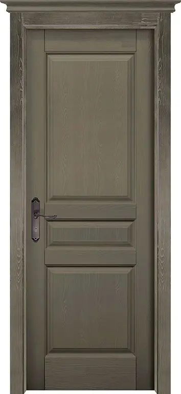 Дверь из браш сосны Пандора ПГ Олива