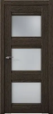 Межкомнатная дверь Co 24 Кобальт Дуб темный Тёмный Сатинат белый